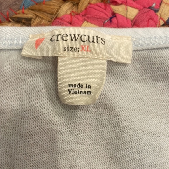 Crewcuts brand, three pink, white, and blue tee shirts, girls size XL. - Picture 5 of 7